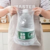 Bolsa de plástico hogar 200pcs pack comida de grado alimenticio engrosado desechables cocina bolsa de comida tipo de boca plana punto roto al por mayor Application Scenario